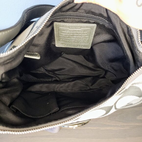Gray Coach Women's Shoulder Bag - Picture 11 of 15
